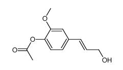 4-O-acetyl-coniferyl alcohol结构式