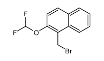 1-(bromomethyl)-2-(difluoromethoxy)naphthalene Structure