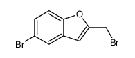 5-Brom-2-brommethyl-1-benzofuran Structure