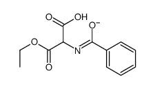 2-benzamido-3-ethoxy-3-oxopropanoate Structure