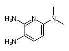 6-dimethylamino-2,3-diaminopyridine Structure