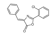 (4Z)-4-benzylidene-2-(2-chlorophenyl)oxazol-5(4H)-one Structure