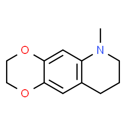 p-Dioxino[g]quinoline,2,3,6,7,8,9-hexahydro-6-methyl- (4CI) structure