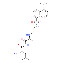 leucyl-alanyl-dansylethylenediamine structure