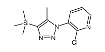 1-(2-chloropyrin-3-yl)-5-methyl-4-trimethylsilyl-1H-[1,2,3]-triazole结构式