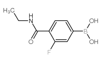 (4-(ETHYLCARBAMOYL)-3-FLUOROPHENYL)BORONIC ACID Structure