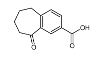 9-OXO-6,7,8,9-TETRAHYDRO-5H-BENZO[7]ANNULENE-2-CARBOXYLIC ACID Structure