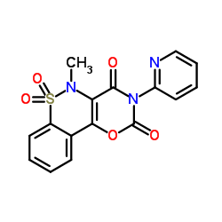 5-Methyl-3-(pyridin-2-yl)benzo[5,6][1,2]thiazino[3,4-e][1,3]oxazine-2,4(3H,5H)-dione 6,6-dioxide structure