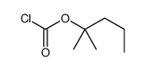 2-methylpentan-2-yl carbonochloridate结构式