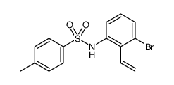 Benzenesulfonamide, N-(3-bromo-2-ethenylphenyl)-4-methyl Structure