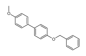 1-methoxy-4-(4-phenylmethoxyphenyl)benzene结构式