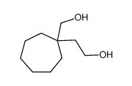 1-(hydroxymethyl)-1-(β-hydroxyethyl)cycloheptane Structure