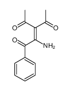 3-acetyl-2-amino-1-phenylpent-2-ene-1,4-dione结构式