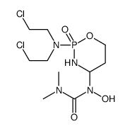 1-[2-[bis(2-chloroethyl)amino]-2-oxo-1,3,2λ5-oxazaphosphinan-4-yl]-1-hydroxy-3,3-dimethylurea结构式