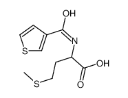 N-(3-thienylcarbonyl)-DL-methionine结构式