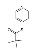 Propanethioicacid,2,2-dimethyl-,S-4-pyridinylester(9CI) Structure