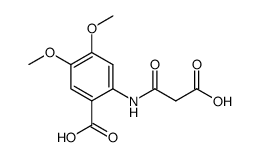 2-[(carboxyacetyl)amino]-4,5-dimethoxybenzoic acid结构式