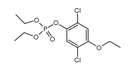 phosphoric acid-(4-ethoxy-2,5-dichloro-phenyl ester)-diethyl ester结构式