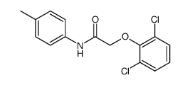 2-(2,6-dichlorophenoxy)-N-p-tolylacetamide structure