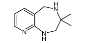 3,3-dimethyl-2,3,4,5-tetrahydro-1H-pyrido[2,3-e][1,4]diazepine结构式