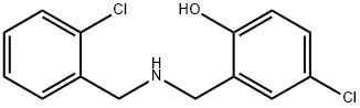 4-chloro-2-({[(2-chlorophenyl)methyl]amino}methyl)phenol结构式