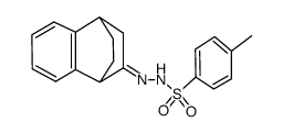 5,6-Benzobicyclo(2.2.2)octen-2-on-(p-tolylsulfonylhydrazon) Structure