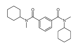 N,N'-Dicyclohexyl-N,N'-dimethylisophthalamide Structure