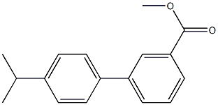 methyl4'-isopropyl-[1,1'-biphenyl]-3-carboxylate结构式