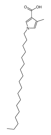 4-methyl-1-octadecylpyrrole-3-carboxylic acid Structure