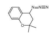 4-azido-2,2-dimethyl-3,4-dihydro-2H-chromene结构式