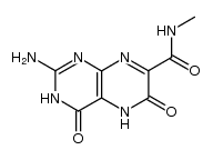 2-amino-4,6-dioxo-3,4,5,6-tetrahydro-pteridine-7-carboxylic acid methylamide Structure