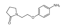 1-[2-(4-aminophenoxy)ethyl]pyrrolidin-2-one Structure