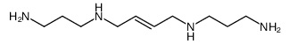 N,N'-BIS(3-AMINOPROPYL)-2-BUTENE-1,4-DIAMINE Structure