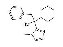 2-(1-cyclohexyl-1-hydroxy-2-phenylethyl)-1-methyl-1H-imidazole Structure