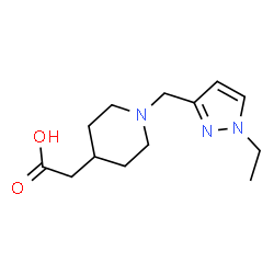 {1-[(1-Ethyl-1H-pyrazol-3-yl)methyl]-4-piperidinyl}acetic acid picture