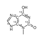 3-methyl-7H-purine-2,6-dione Structure