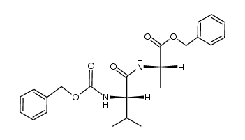 Z-(S)-Val-(S)-Ala-OBzl结构式