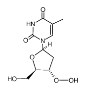 3'-hydroperoxythymidine结构式