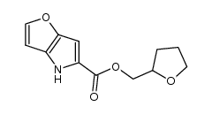 (tetrahydrofuran-2-yl)methyl 4H-furo[3,2-b]pyrrole-5-carboxylate结构式