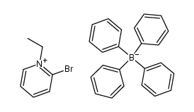 2-bromo-N-ethylpyridinium tetraphenylborate Structure