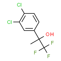 2-(3,4-dichlorophenyl)-1,1,1-trifluoropropan-2-ol structure