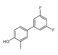 4-(3,5-difluorophenyl)-2-methylphenol结构式