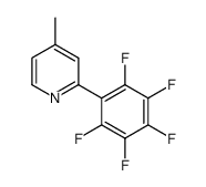 4-methyl-2-(perfluorophenyl)pyridine Structure