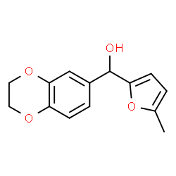 3,4-(ETHYLENEDIOXY)PHENYL-(5-METHYL-2-FURYL)METHANOL structure