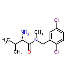 N-(2,5-Dichlorobenzyl)-N-methyl-L-valinamide Structure