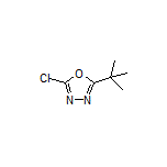 2-(叔丁基)-5-氯-1,3,4-噁二唑结构式