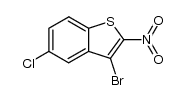 3-bromo-5-chloro-2-nitrobenzo[b]thiophene结构式