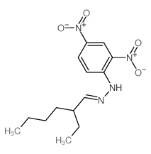 Hexanal, 2-ethyl-,2-(2,4-dinitrophenyl)hydrazone picture