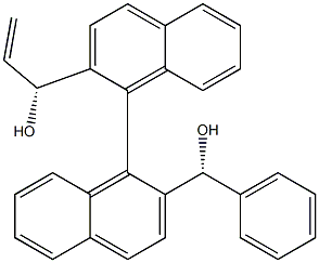 (alpha2R,alpha2’R,1S)-alpha2-Ethenyl-alpha2’-phenyl-[1,1’-binaphthalene]-2,2’-dimethanol picture