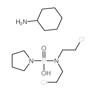 bis(2-chloroethyl)amino-pyrrolidin-1-yl-phosphinic acid; cyclohexanamine picture